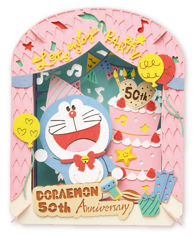Ens Pt 167 ペーパーシアター ドラえもん50周年 ケーキでお祝い ドラえもん エンスカイ の商品詳細ページです 日本最大級のジグソーパズル通販専門店 ジグソークラブ
