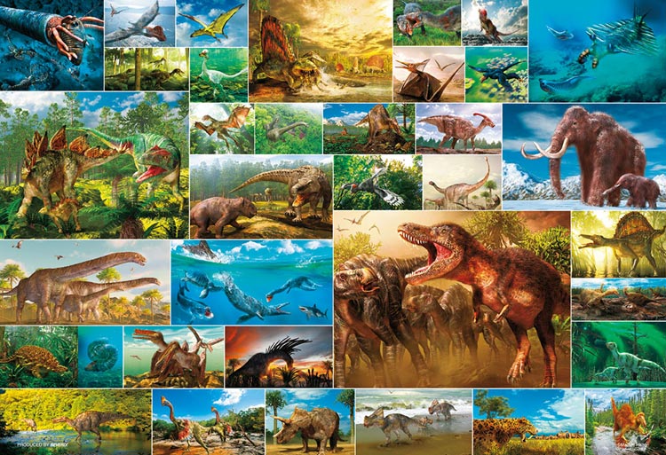 BEV-31-505　Life of Dinosaur　Life of Dinosaur　 1000ピース　ジグソーパズル　［CP-DN］