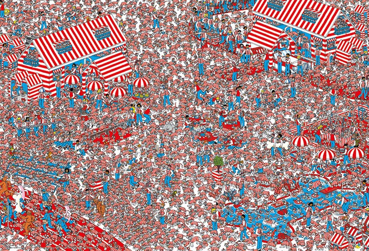 Where's　Wally？ ウーフの国（ウォーリー）　1000ピース　ジグソーパズル　BEV-M81-727
