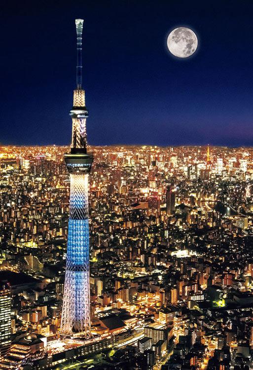 Bev 93 146 風景 東京スカイツリー ナイトビュー 300ピース ビバリー の商品詳細ページです 日本最大級のジグソーパズル通販専門店 ジグソークラブ