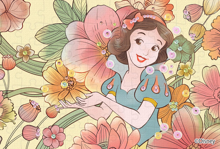 Epo 70 019 ディズニー Royal Floral 白雪姫 70ピース Cp Pd エポック社 の商品詳細ページです 日本最大級のジグソーパズル通販専門店 ジグソークラブ
