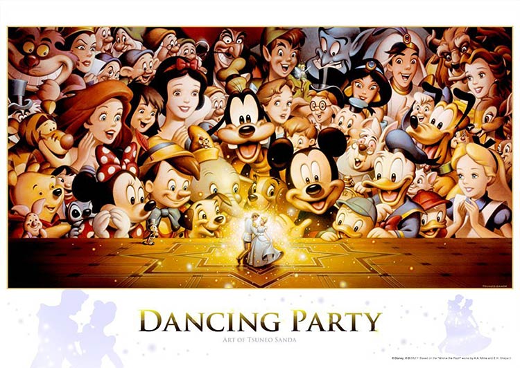 Ten D300 284 ディズニー Dancing Party オールキャラクター 300ピース テンヨー の商品詳細ページです 日本最大級の ジグソーパズル通販専門店 ジグソークラブ