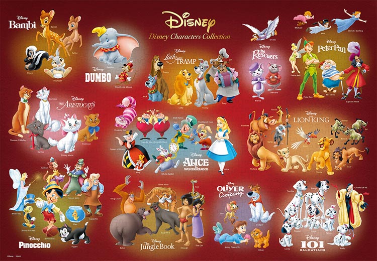 Ten D1000 066 ディズニー Disney Characters Collection オールキャラクター 1000ピース テンヨー の商品詳細ページです 日本最大級のジグソーパズル通販専門店 ジグソークラブ
