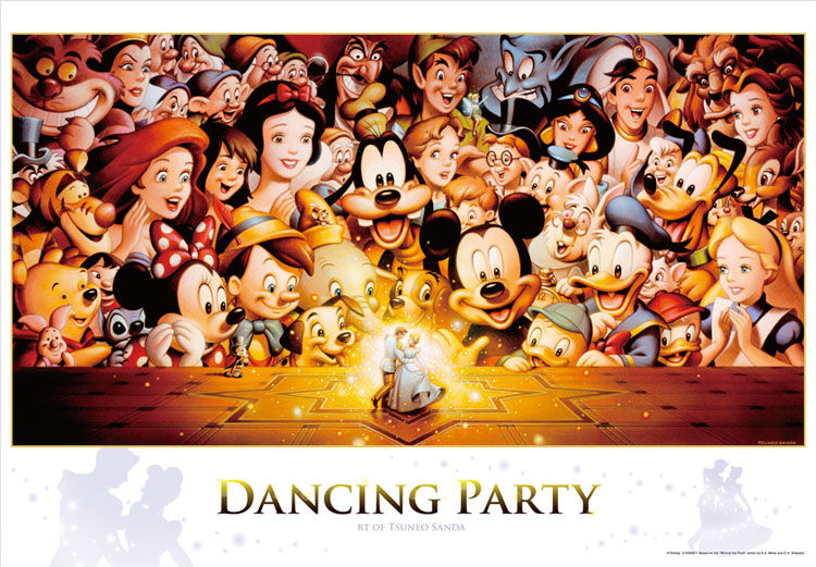 Ten D1000 434 ディズニー Dancing Partyアートコレクション 1000ピース テンヨー の商品詳細ページです 日本最大級の ジグソーパズル通販専門店 ジグソークラブ