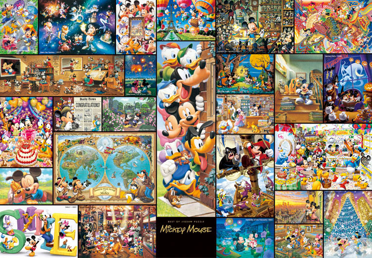 Ten Dg00 533 ディズニー ジグソーパズルアート集 ミッキーマウス ミッキー 00ピース テンヨー の商品詳細ページです 日本最大級のジグソーパズル通販専門店 ジグソークラブ
