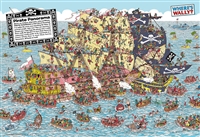 BEV-M81-724　ウォーリー　Where's　Wally？海賊船パニック　1000ピース　ジグソーパズル
