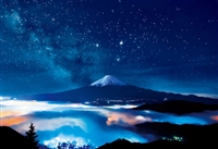 満天の星空と富士（風景）　300ピース　ジグソーパズル　BEV-83-091　［CP-NI］［CP-FJ］