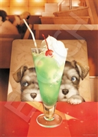 クリームソーダと子犬（村松誠）　500ピース　ジグソーパズル　EPO-06-520s　［CP-DO］