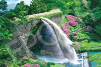 EPO-09-015s　風景　新緑の通潤橋 -熊本　1000ピース　ジグソーパズル