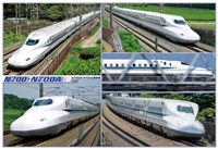 EPO-26-282　鉄道　N700系・N700A新幹線 コレクション　300ピース　ジグソーパズル
