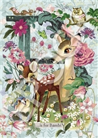 Botanical -Bambi- （バンビ）（ディズニー）　108ピース　ジグソーパズル　EPO-72-029　［CP-HU］［CP-PZ］