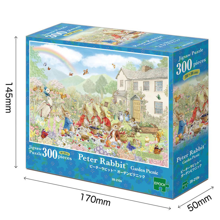 ピーターラビットTM ガーデンピクニック (ピーターラビット) 300ピース ジグソーパズル EPO-28-210s 26×38cm