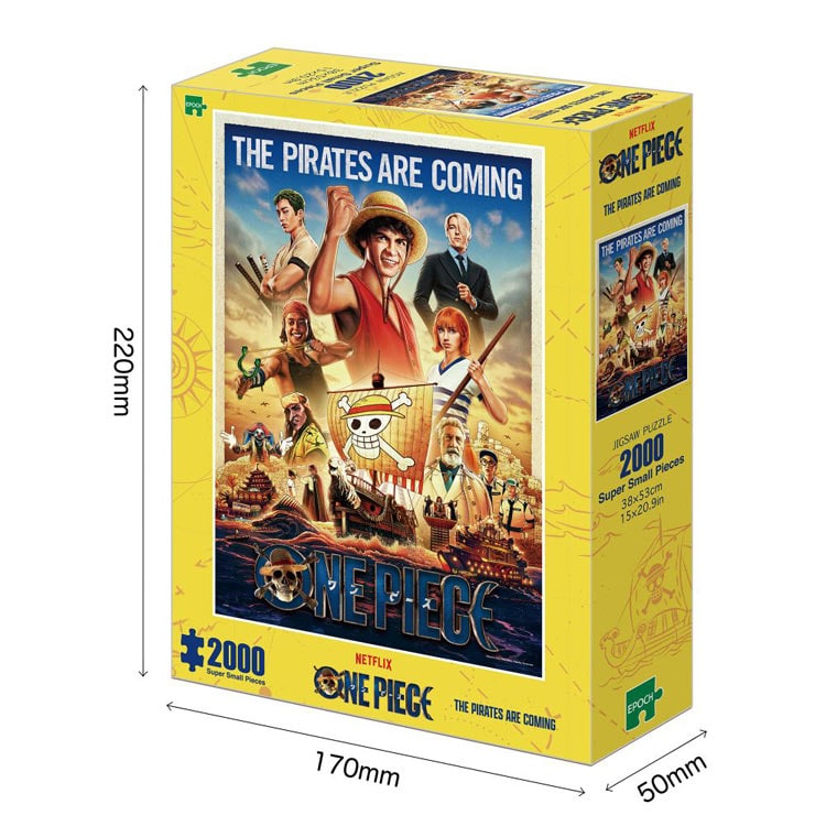 Netflixシリーズ「ONE PIECE」ザ・パイレーツ アー カミング (ワンピース) 2000ピース ジグソーパズル EPO-54-720s 38×53cm
