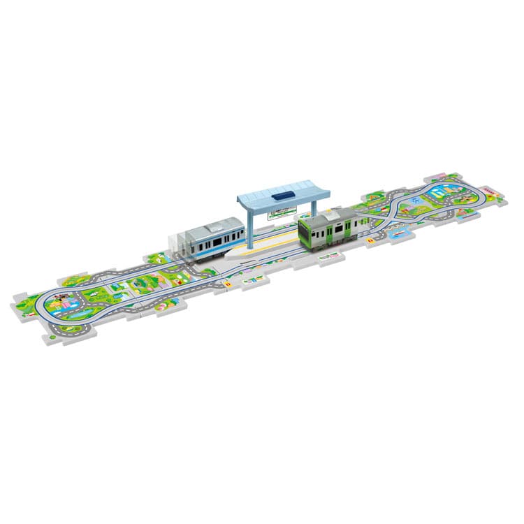 パネルワールド 走る! 通勤電車 ストップ&ゴー! E235系山手線・E233系京浜東北線セット MSD-1701 W290×H230×D80mm