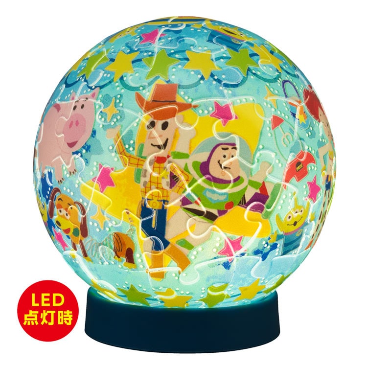 トゥインクルマジック / トイ・ストーリー (球体パズル) 61ピース YAM-2003-522 直径7.6cm