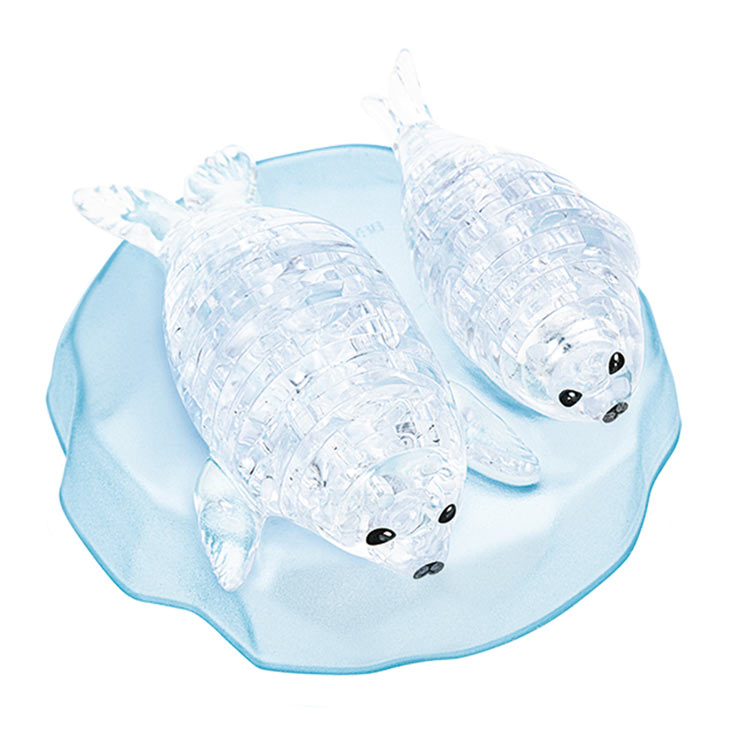 ベビーアザラシ (クリスタルパズル) 41ピース BEV-50318 W9.5×H17.5×D4.8cm