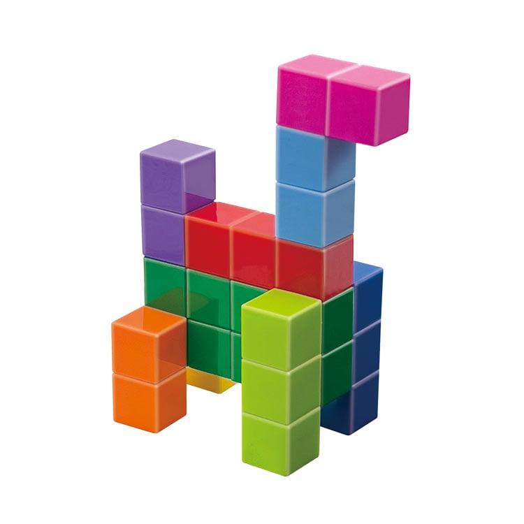 チャチャキューブ パズルつみき ジグソーパズル MSD-539-1718 W60×H60×D60mm