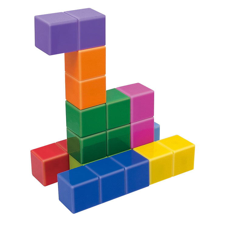 チャチャキューブ パズルつみき ジグソーパズル MSD-539-1718 W60×H60×D60mm