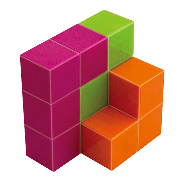 チャチャキューブ ベーシック ジグソーパズル MSD-539-1703 W60×H60×D60mm