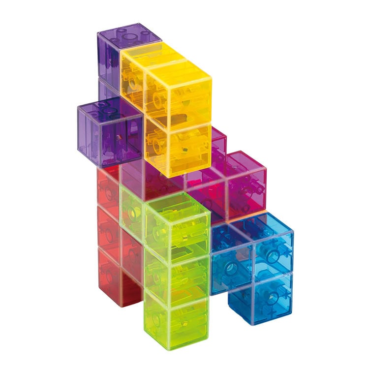 チャチャキューブ クリアバージョン ジグソーパズル MSD-539-1744 W60×H60×D60mm