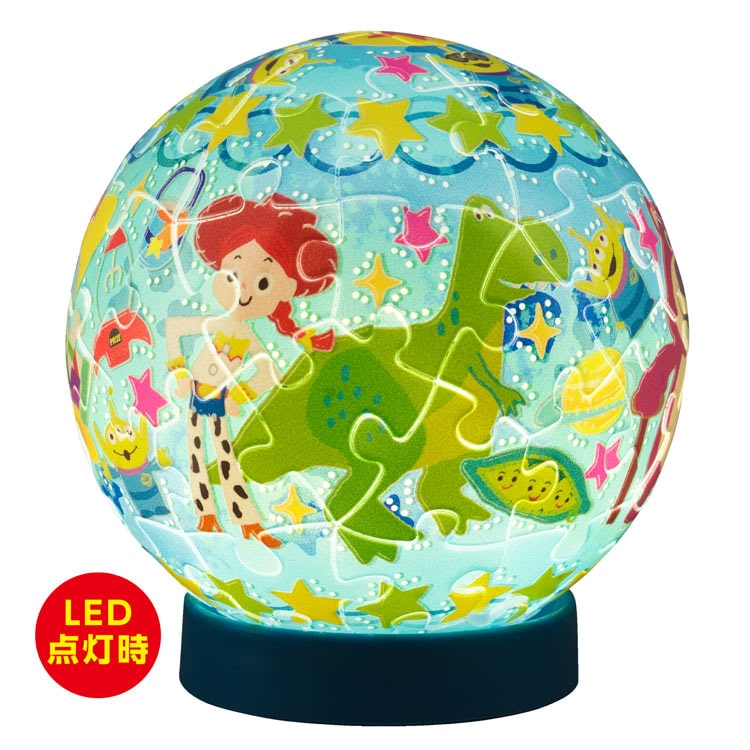 トゥインクルマジック / トイ・ストーリー (球体パズル) 61ピース YAM-2003-522 直径7.6cm