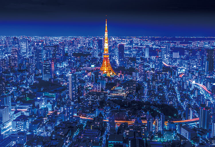 EPO-71-806 風景 Art Puzzle Collection 青の世界 東京夜景 300ピース