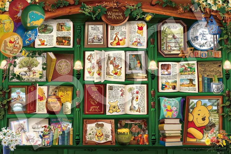 EPO-97-802 ディズニー Bookshelf / Winnie the Pooh（くまのプーさん 