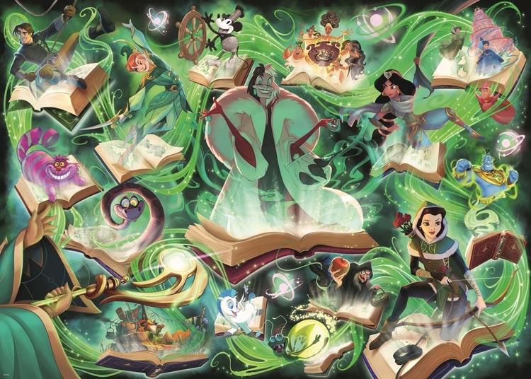 ディズニー・ロルカナ・パズル:エメラルド (オールキャラクター) 1000ピース ジグソーパズル RAV-016236 50×70cm