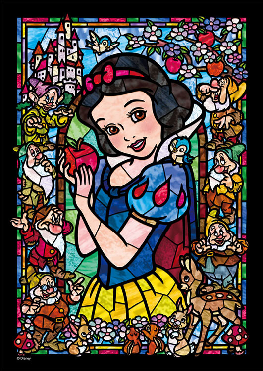 TEN-DSG266-957 ディズニー 白雪姫 ステンドグラス（白雪姫