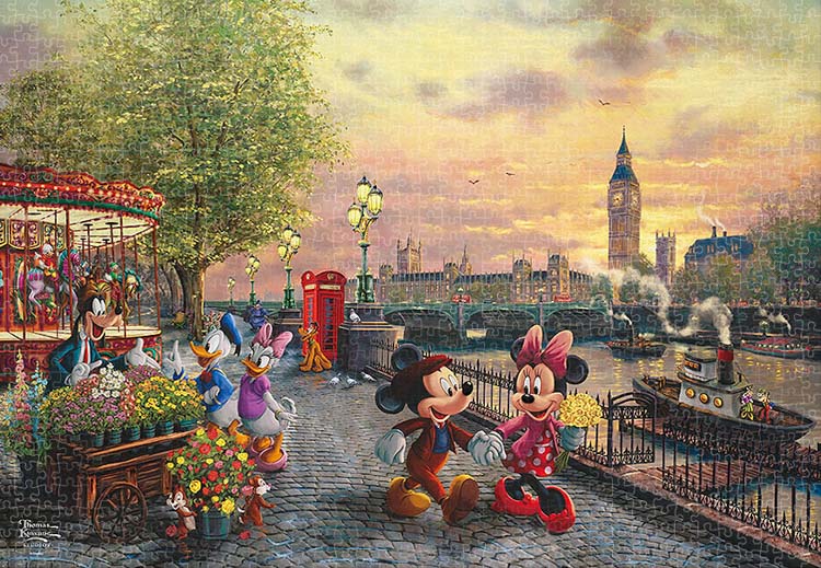 TEN-D1000-853 ディズニー Mickey and Minnie in London 1000ピース ...