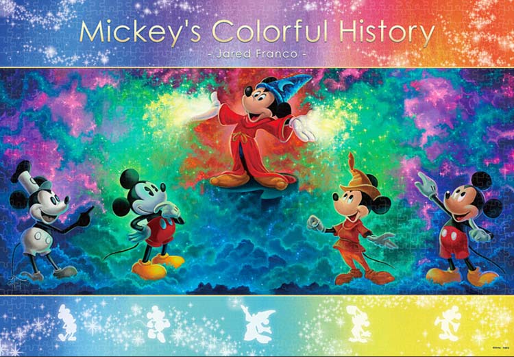 TEN-D1000-861 ディズニー Mickey's Colorful History（ミッキー 
