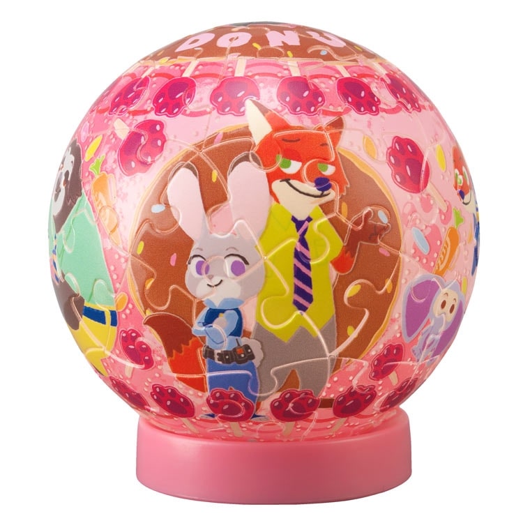 トゥインクルマジック / ズートピア (球体パズル) 61ピース YAM-2003-520 直径7.6cm