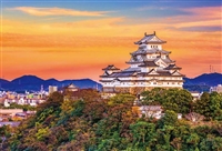 夕日に染まる姫路城 （風景） 1000ピース ジグソーパズル BEV 