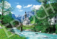 EPO-31-036 世界風景 教会のある小さな村 ラムサウ-ドイツ 1053ピース 